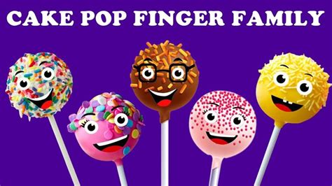 Cake Pop Finger Family Collection | Finger Family Songs | Daddy Songs | Cake decorating set ...