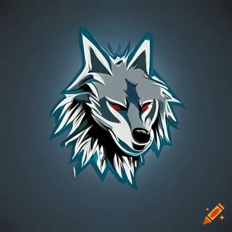 Minnesota timberwolves logo with a fierce wolf silhouette on Craiyon