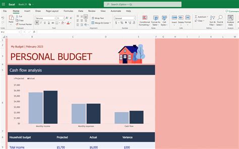 Excel Personal Budget Template - Tiller