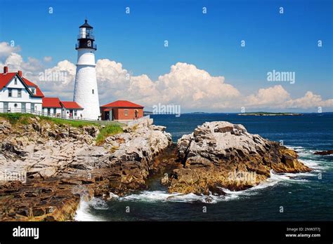 Portland Head Lighthouse Stock Photo - Alamy