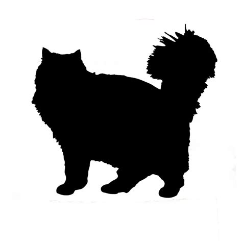 Wholesale 10pcs/lot 20pcs/lot Car Silhouette Window Sticker Fluffy Cat ...