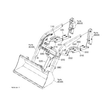 75538-63010 Kubota CYLINDER 1