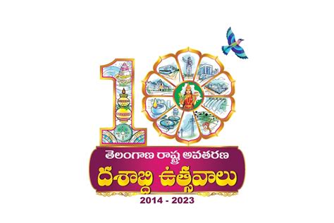 Telangana Day logo showcases BRS Govt's achievements