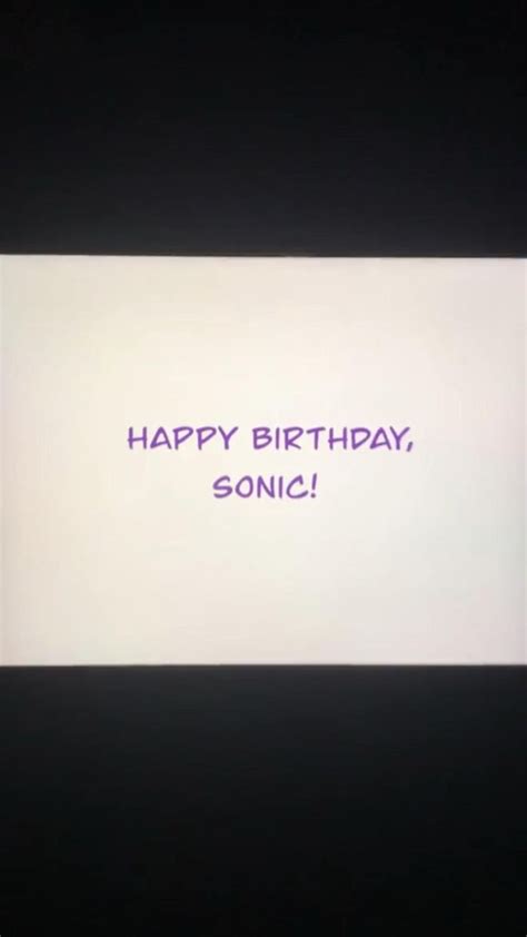 Sonic the Hedgehog Birthday animation | Sonic funny, Sonic, Cute jokes