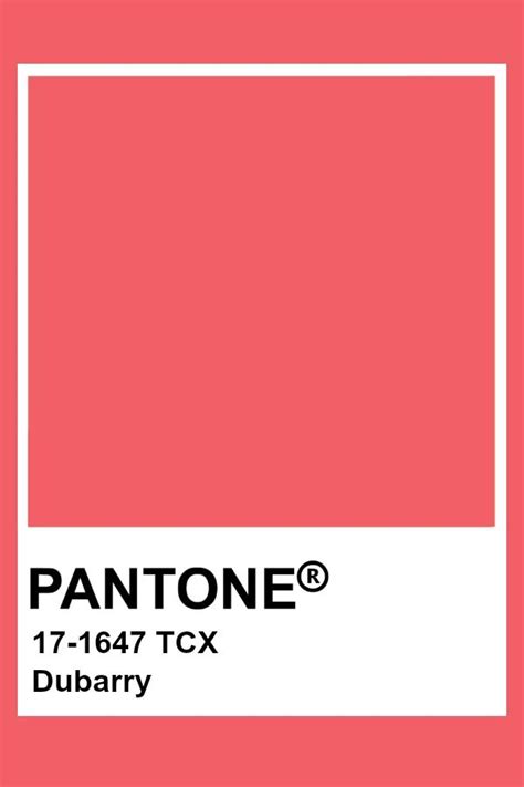 Pantone Dubarry | Kleurenpalet, Kleuren