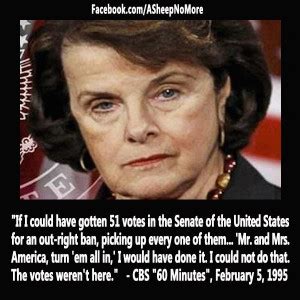 Dianne Feinstein Gun Control Quotes. QuotesGram