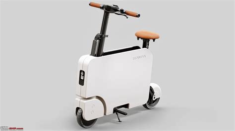 Honda unveils MotoCompacto: A mini suitcase-style e-scooter which fits in your car - Team-BHP