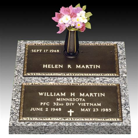 Veteran Companion Bronze Grave Marker II