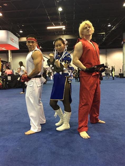 [Self] Our Ken and Ryu cosplay, first cosplay that we have been trying ...