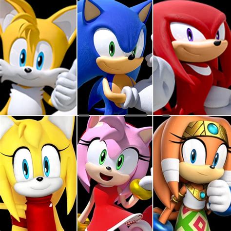 My Couples Sonic x Amy Tails x Zooey (Nibroc-rock) Knuckles x Tikal ...