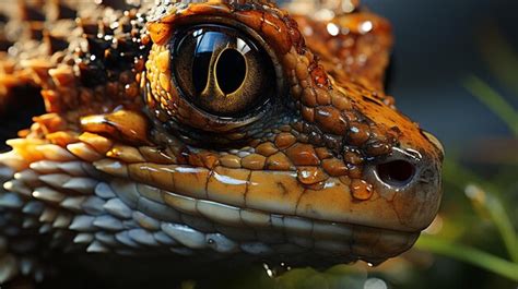 Premium Photo | Closeup photo of a Gecko looking in their habitat