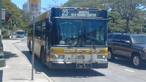 TheBus Honolulu (HI) Route 23 Waikiki - Ala Moana Ctr Bus 256 [2012 Gillig 40' Diesel ⛽️ Low ...