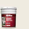 BEHR 5 gal. #YL-W05 Swiss Coffee Flat Interior/Exterior Masonry, Stucco and Brick Paint 27005 ...