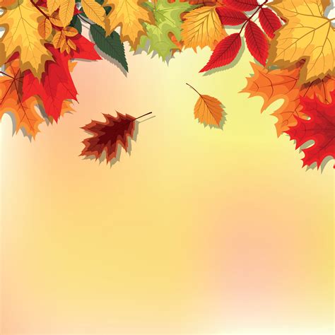 Abstract Vector Illustration Background with Falling Autumn Leaves. 4563409 Vector Art at Vecteezy