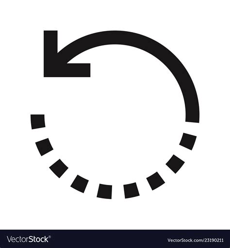 Rotate icon Royalty Free Vector Image - VectorStock