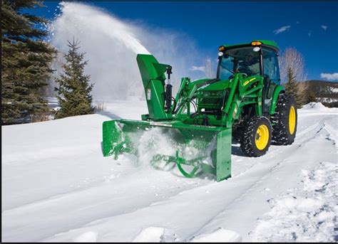 My new john deere snowblower attachment for the frontloader! | Tractor ...