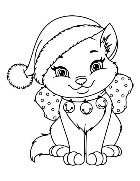 Kitty Cat Printable Coloring Pages - LorenzoilCook