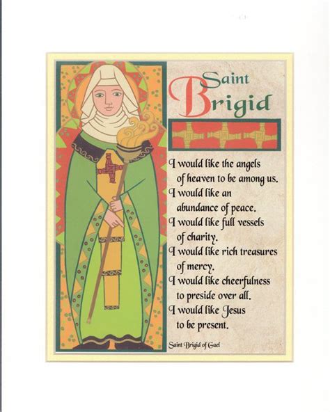 Pin on Holy Brigid of Ireland, Abbess of Kildare & Mary of the Gael