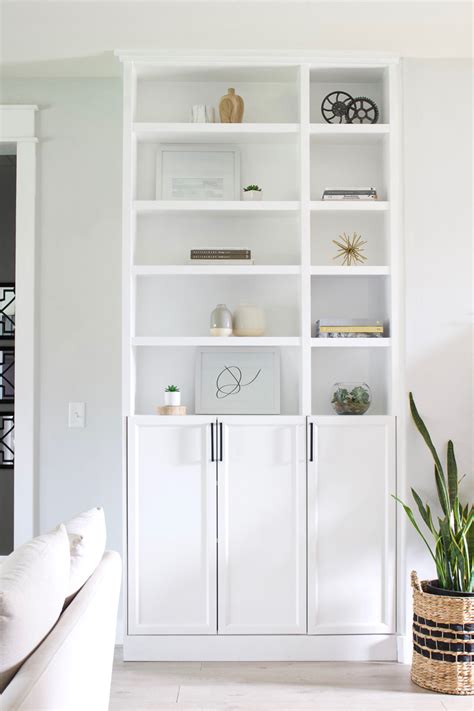 Diy Built In Bookcase Ikea Hack - Do It Yourself