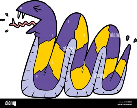 cartoon hissing snake Stock Vector Image & Art - Alamy