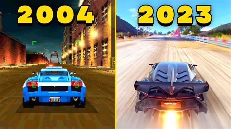 Evolution of Asphalt Games 2004-2023 - YouTube