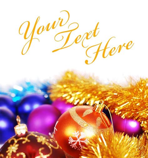 Xmas decorations stock image. Image of shine, holiday - 11372257