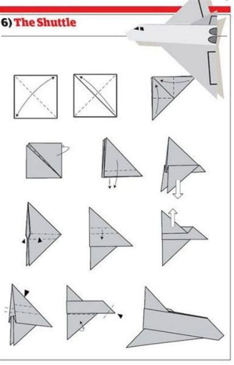 Papierflugzeug - basteln toll - Papierflieger Origami Paper Plane ...