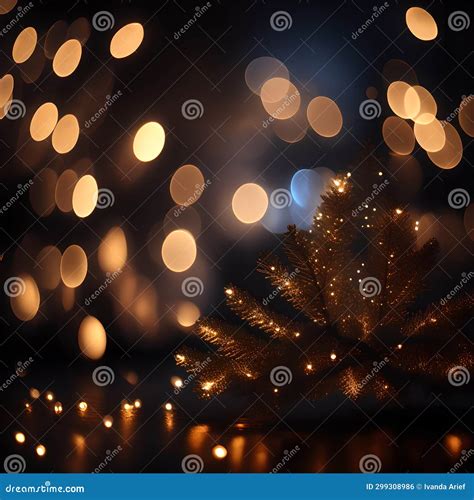 Bokeh Lights Background Christmas Wallpaper Stock Photo - Image of effect, festive: 299308986