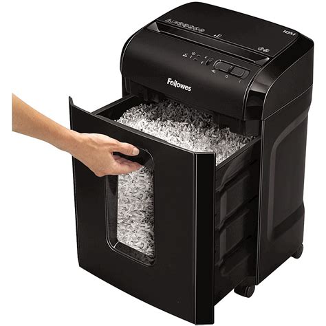 Customer Reviews: Fellowes MicroShred 10M, 10 Sheet Micro Cut Paper Shredder Black 4630101 ...