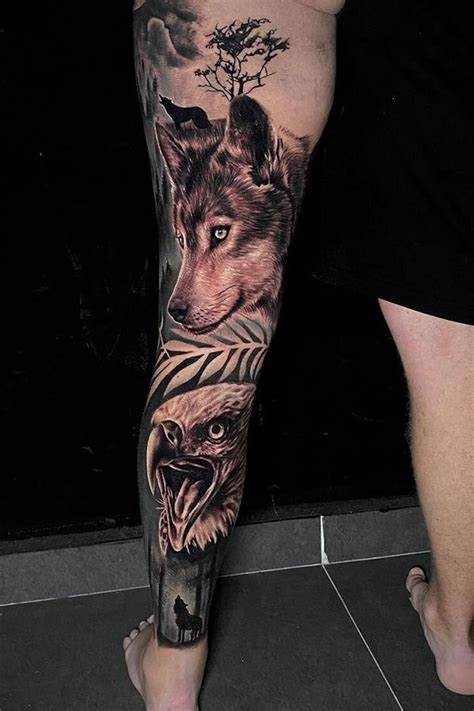 Details 84+ wolf tattoo designs for men best - in.coedo.com.vn