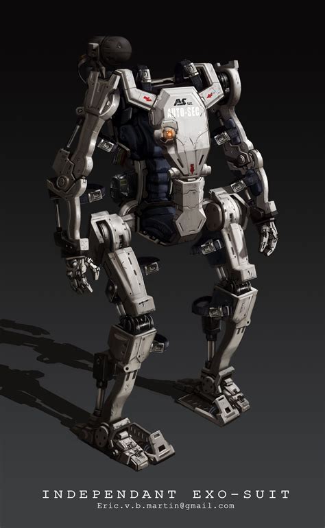 ArtStation - Exo-Suit Robot, Eric Martin