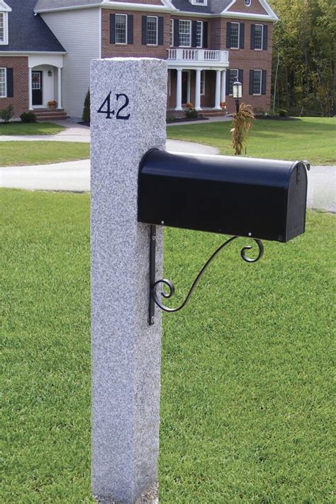 Granite Mailbox Posts - Polycor Hardscapes & Masonry | Mailbox posts ...