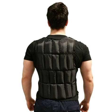 20kg Adjustable Weighted Jacket for Running Strength Training and Weight Loss - Super Home Gym