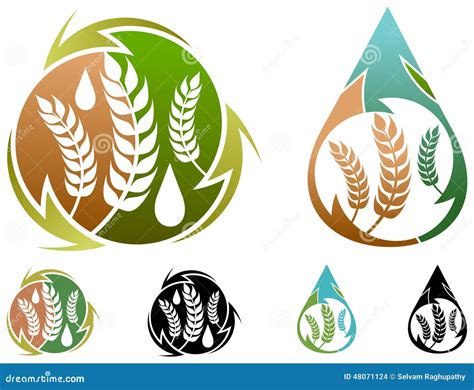 Food industry logo stock vector. Image of gain, circle - 48071124