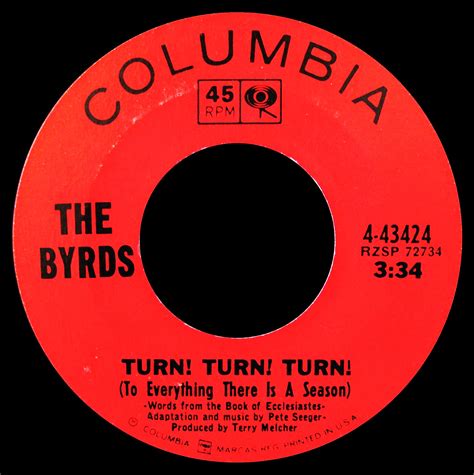 THE ROSE COLORED CORNER: THE BYRDS - TURN! TURN! TURN! / SHE DON'T CARE ...