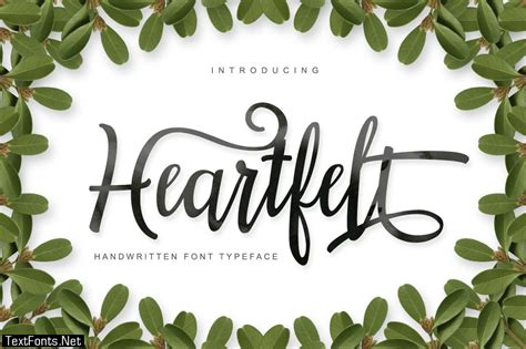 Heartfelt Font