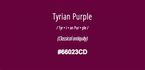 Tyrian Purple