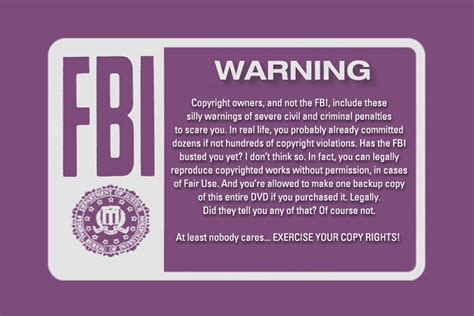 A pirated FBI parody by huckleberrypie on deviantART