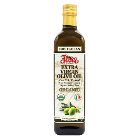 100% Italian Organic Extra Virgin Olive Oil (25.4oz) - Flora Fine Foods