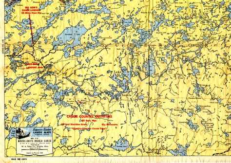 Boundary Waters Canoe Area Map BWCA Route Planning Map, 48% OFF