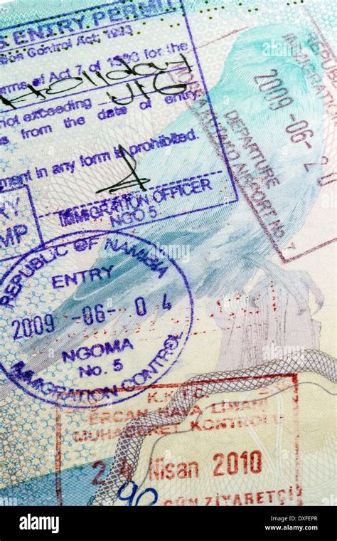 Passport stamps europe hi-res stock photography and images - Alamy