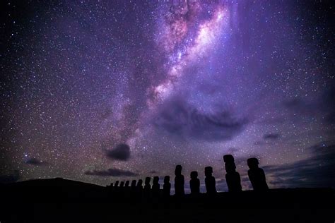 The Milky Way over Ahu Tongariki, Easter Island - Anne Dirkse Travel Photography