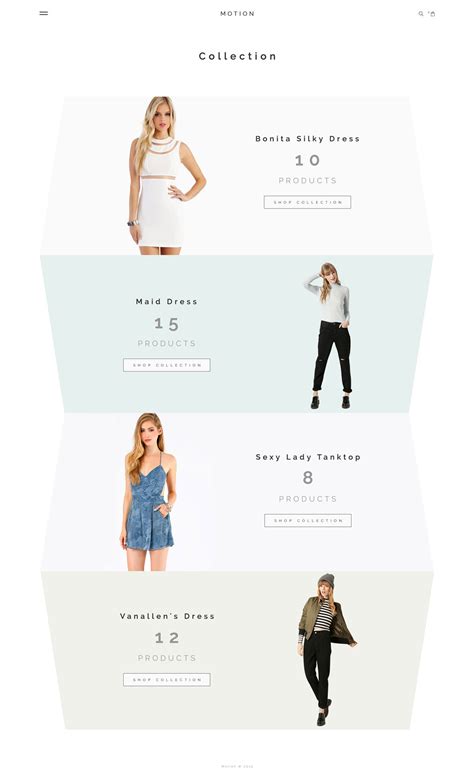 Motion – Clothing & Fashion eCommerce PSD Templates on Behance