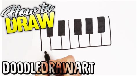 Piano Keys Drawing