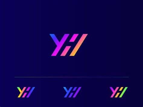 YH monogram | Identity design logo, Cool lettering, Logo design