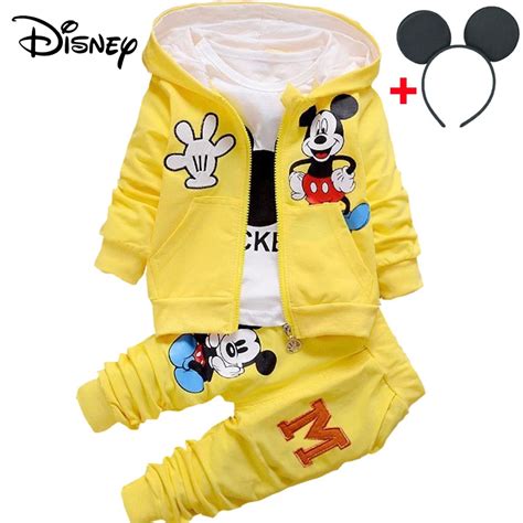 Disney Mickey Xmas 3PCS Baby Boy Clothes Sets Brand Newborn Infant Clothing Long Sleeved ...