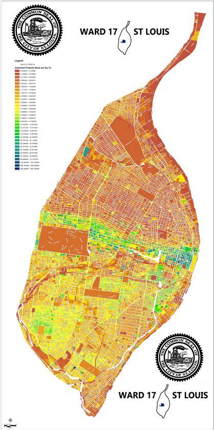 Assessed Property Value Map-City of St. Louis - Team TIF St. Louis