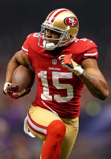 Michael Crabtree of the San Francisco 49ers runs in for a touchdown... | Nfl football 49ers, Nfl ...