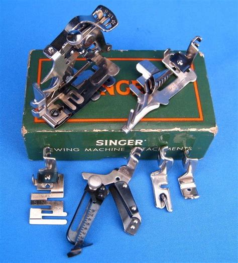 Vintage Singer Featherweight 221 Sewing Machine Attachment Set | Collectibles, Sewing (1930-Now ...