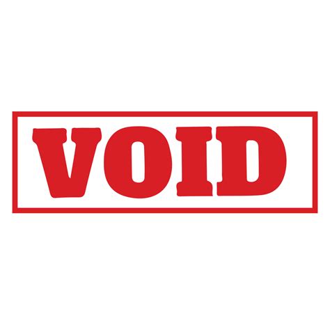 Bold Void Stamp – RubberStamps.com